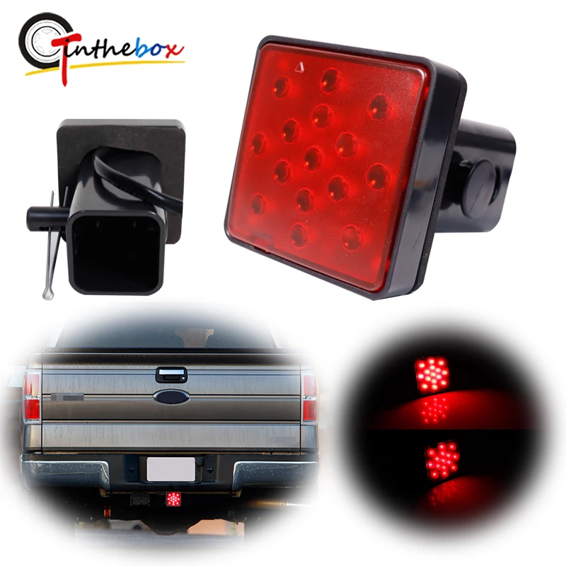 Gtinthebox 15-LED Red LED Tail/Brake Light, Rear Fog Light For Pickup, Trucks, SUV, Jeep with Class III 2