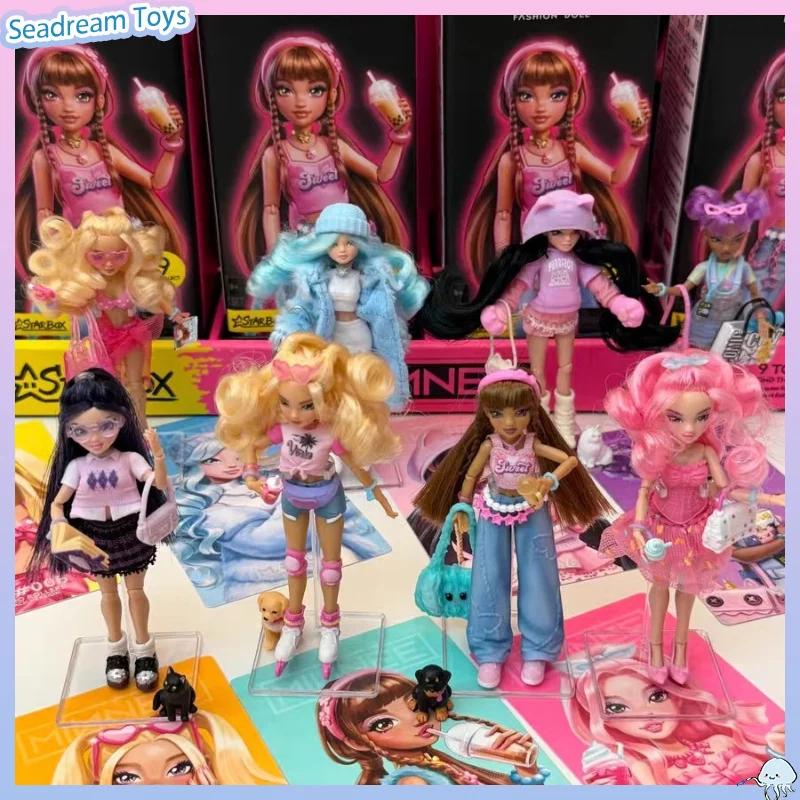 Confirmed Style Official ZURU Minnee Doll Series Fashion Mini Character Doll Blind Box Trendy Collectible Toy Souvenir Present