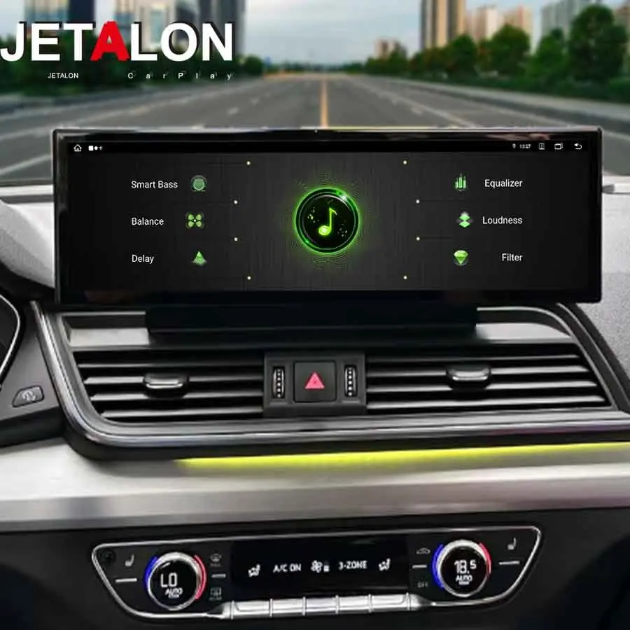 

14,9-дюймовый Android-экран для Audi Q5 Q5L SQ5 2018-2020, автомобильная магнитола, GPS, мультимедийный видеоплеер, навигация, CarPlay