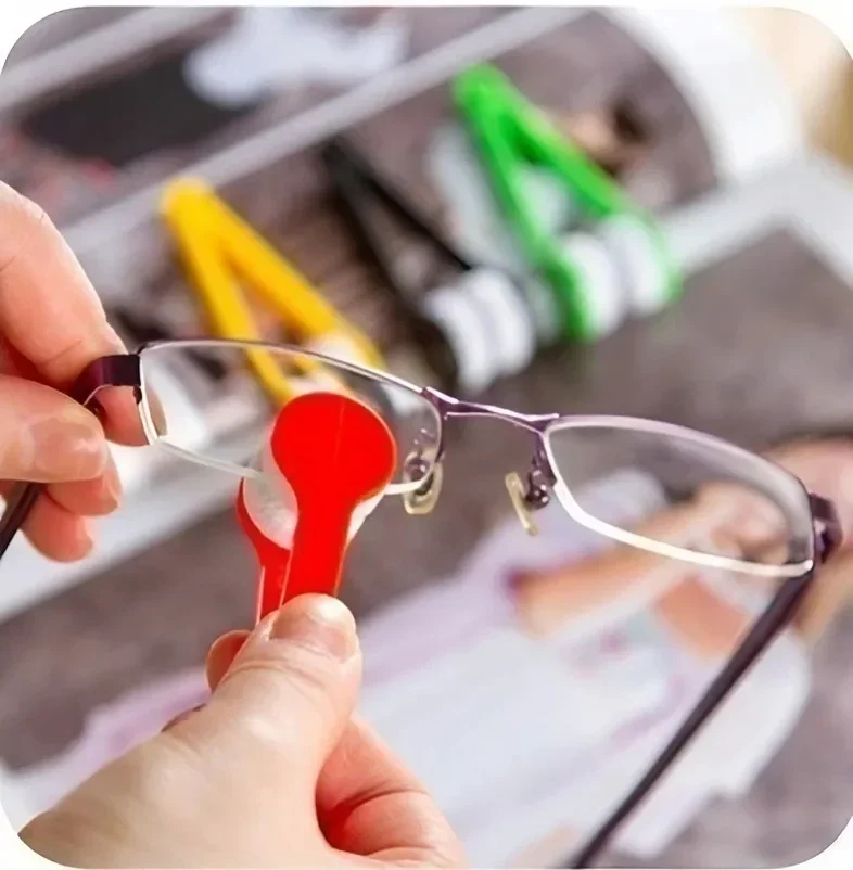 5pcs Spectacle Lens Cleaning Brush Cleaner Wipe Fine Fibre Spectacles Spectacle Glasses Spectacle Cleaner Screen Wipe