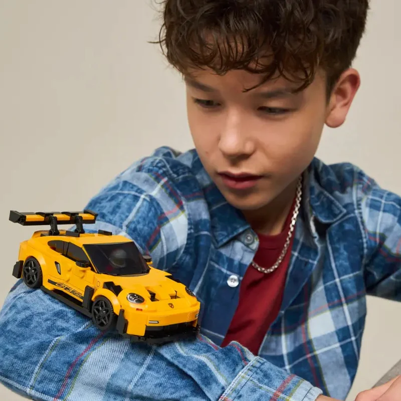 Lego Block Racing Series 77239 Porsche 911 GT3 RS Supercar Puzzle Building Blocks Regalo giocattolo per bambini