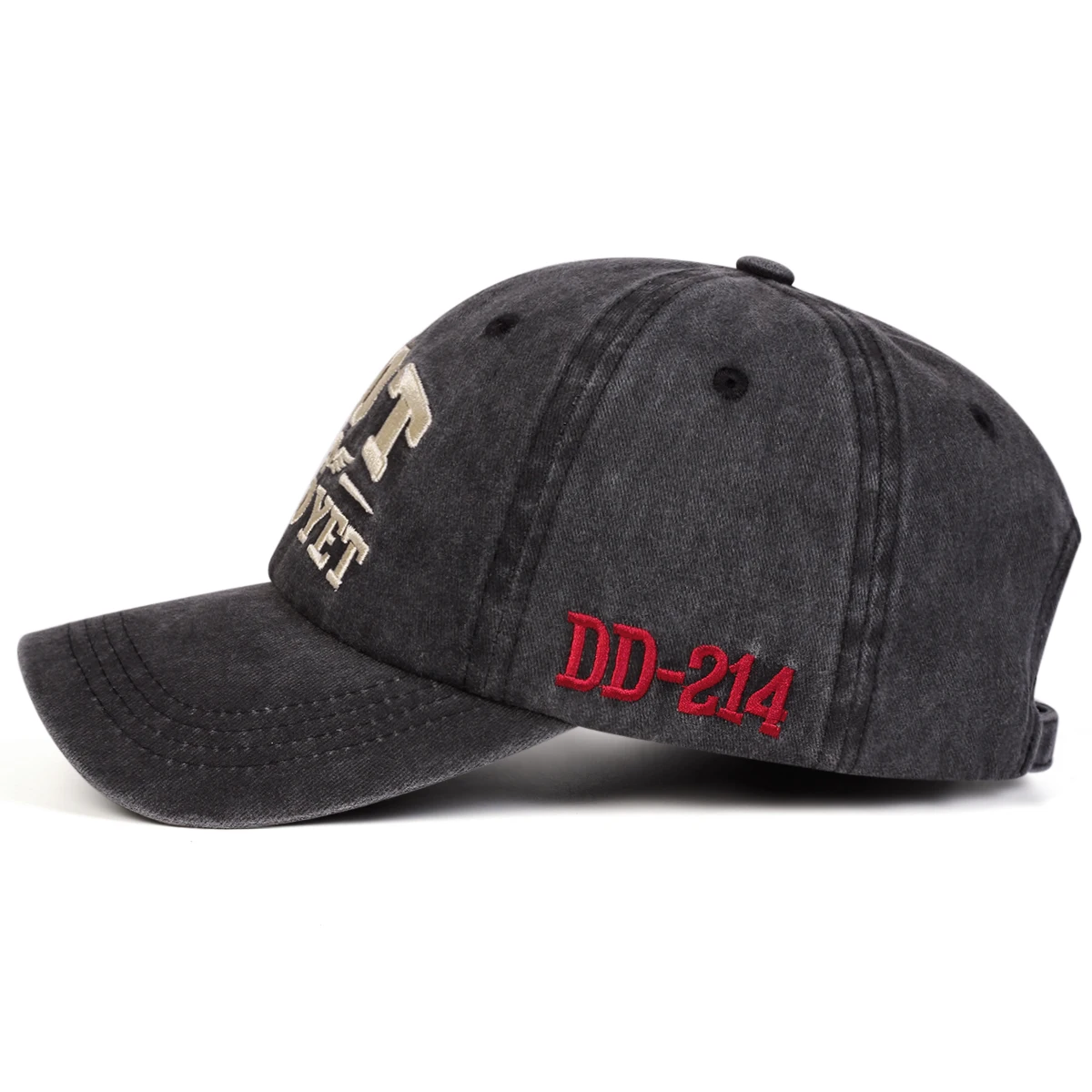 Unisex-Baseballkappen mit Stickerei „NOT DEAD YET“, für Frühling und Herbst, für den Außenbereich, verstellbar, lässige Hüte, Sonnenschutzhut, Sportkappe – Detail 3