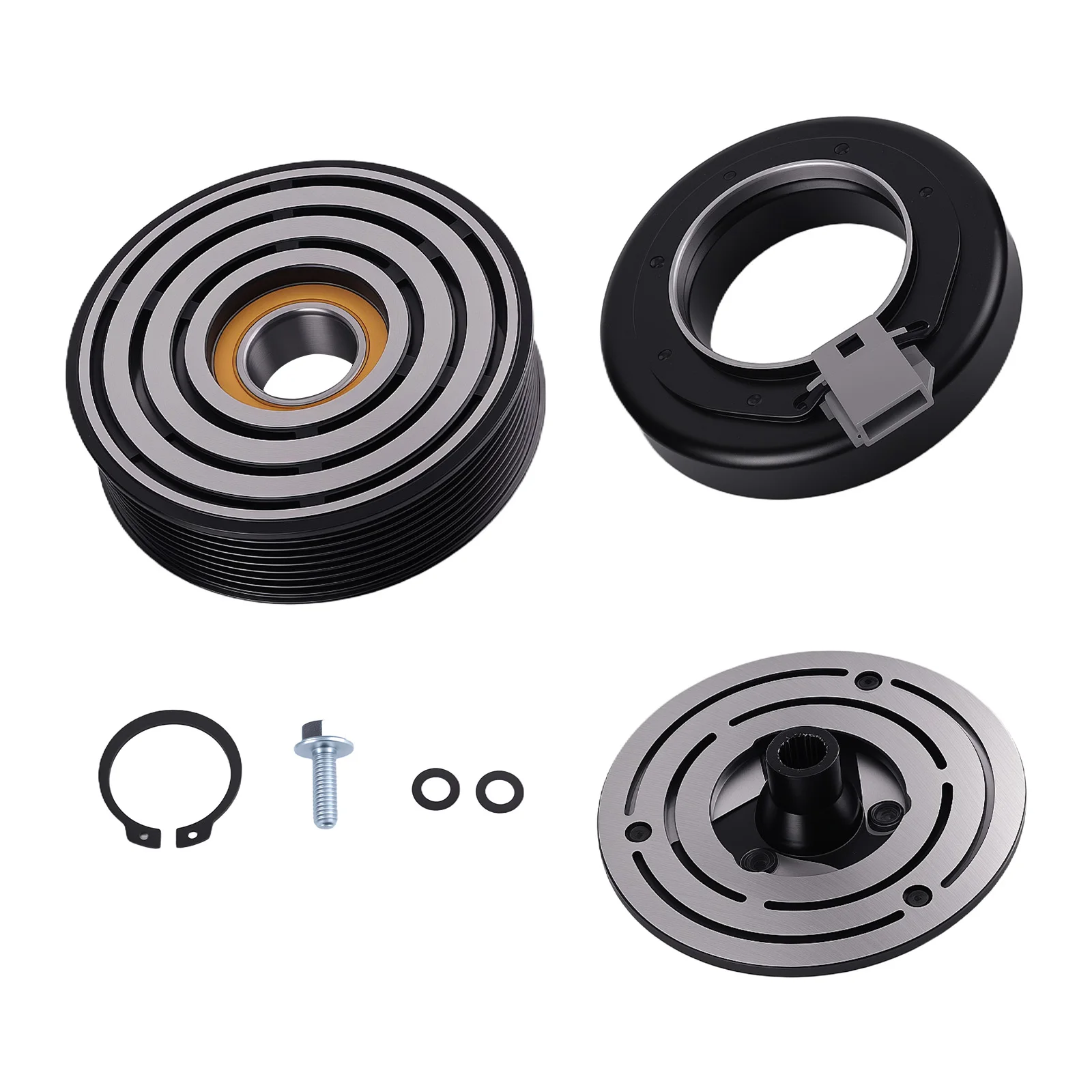 

Комплект сцепления компрессора кондиционера с шкивом и катушкой для Ford Lobo 4.6L 5.4L 1997-2001