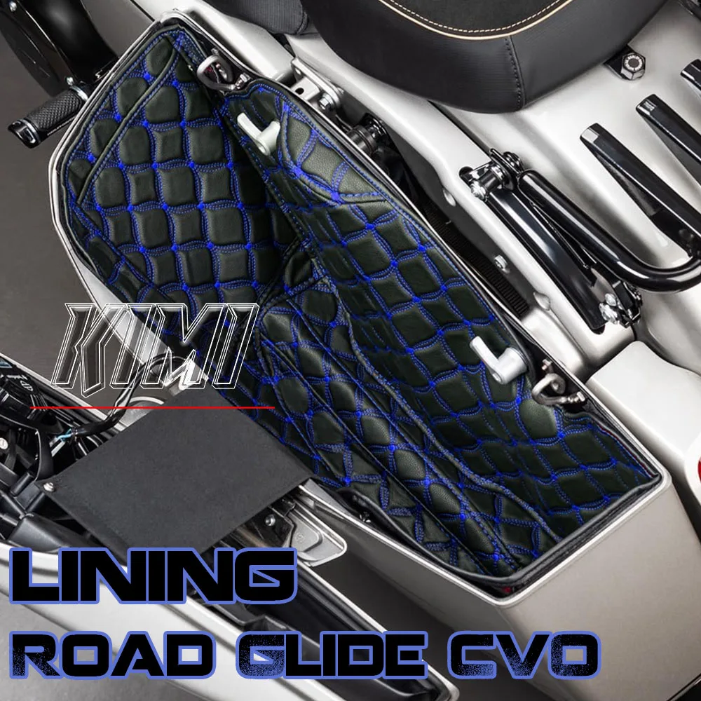 NEW Motorcycle Premium Fitted Saddlebag Lining For Harley Touring CVO Street Glide FLHX FLHXSE 2023 2024 Street Sliding