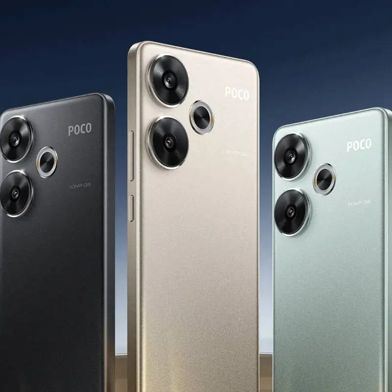 Teléfono Inteligente Xiaomi POCO F6 5G, Pantalla de 6.67 Pulgadas, ROM de 256 GB, Cámara de 50 MP, Android, Todos los Colores, Teléfono Usado