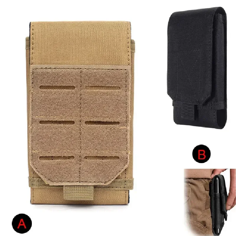 Tactical EDC Bag Molle Belt Pouch Military Airsoft Vest Pack Cell Phone Waist Bag Case Outdoor Camping Hunting Accessories Pouch