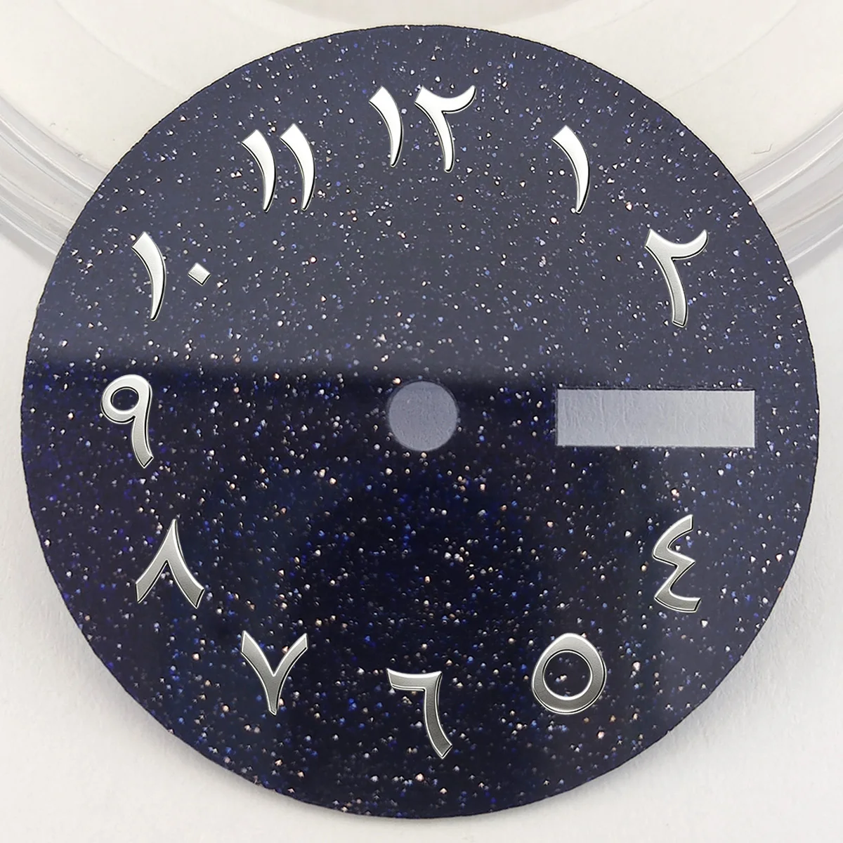 NH35 dial NH36 dial 28.5mm Dial made of sparkling starry Natural blue sandstone cut by CNC machine for NH35 NH36 movement