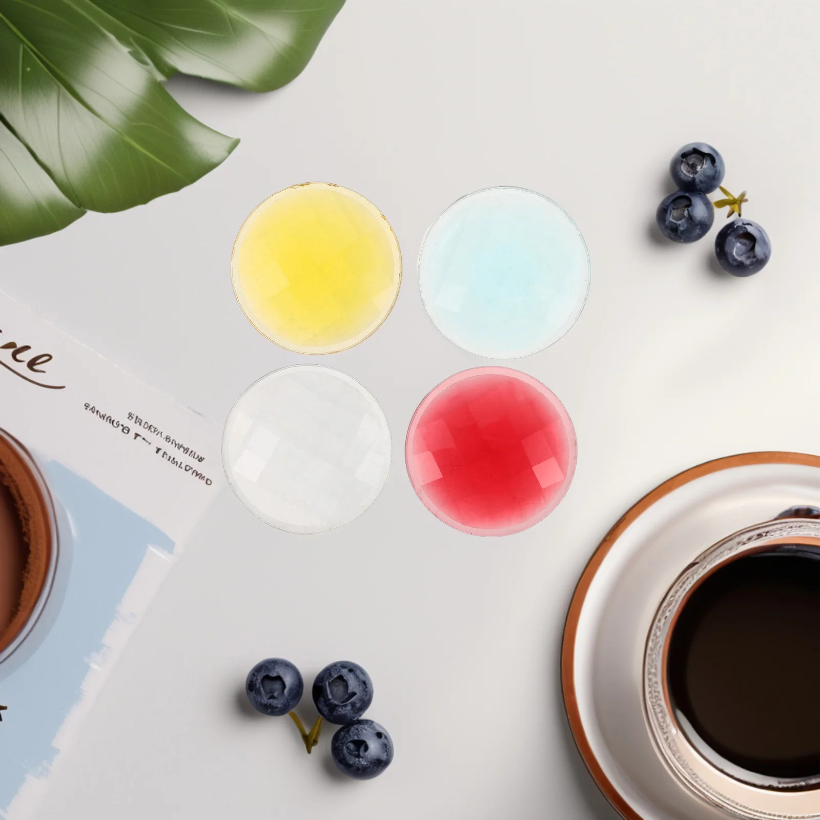 Prisma de lente caleidoscopio, lente de plástico de colores de alta definición para manualidades, Kit de reparación, proyecto infantil, juego de accesorios hechos a mano, 8 Uds.