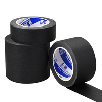 10/20m Black Painter Tape of Masking Tape with Adhesive Backing, Ideal for Home, Office, School, DIY Art, Crafts
