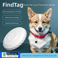 Pet GPS Tracker Locator for Cats Dogs IOS Apple and Android Anti Lost Item Locator Bluetooth Tracker Puppy Find My Smart Tag