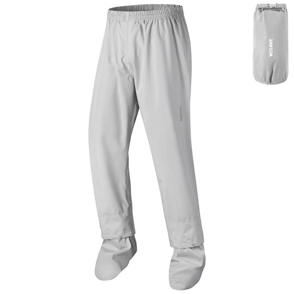 WOSAWE Wandern Regenhose Outdoor Wasserdichte Hose Motorrad Klettern Camping Radfahren Sport Berg Regen Hosen Überschuhe