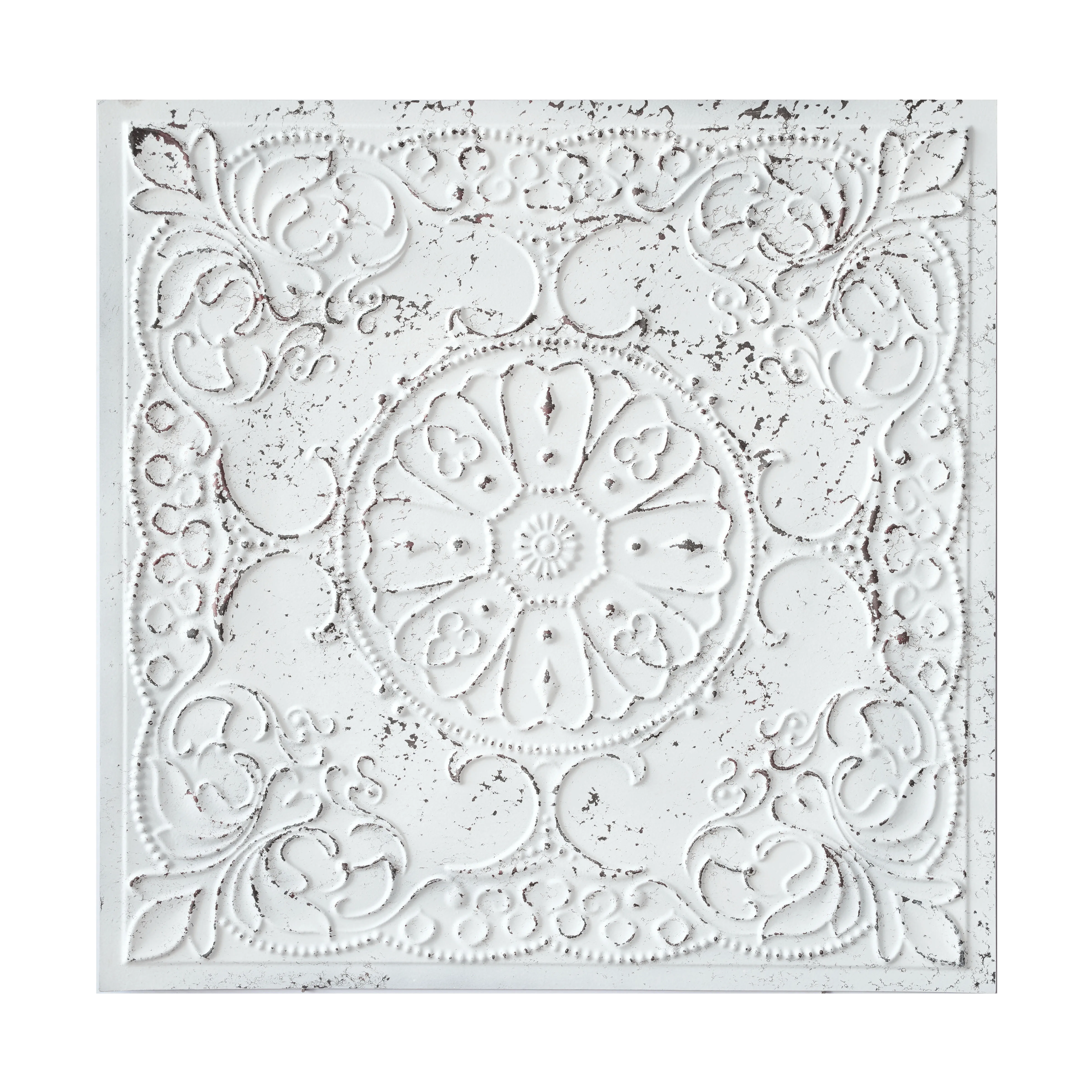 3D Embossed Panel Decorative Wall Panel Vintage Ceiling Tin 24