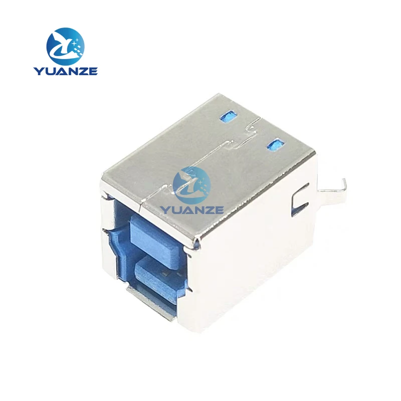 2/5pcs USB 3.0 Type B Female Plug jack USB-B Right Angle AF Socket Printer Connector Terminal