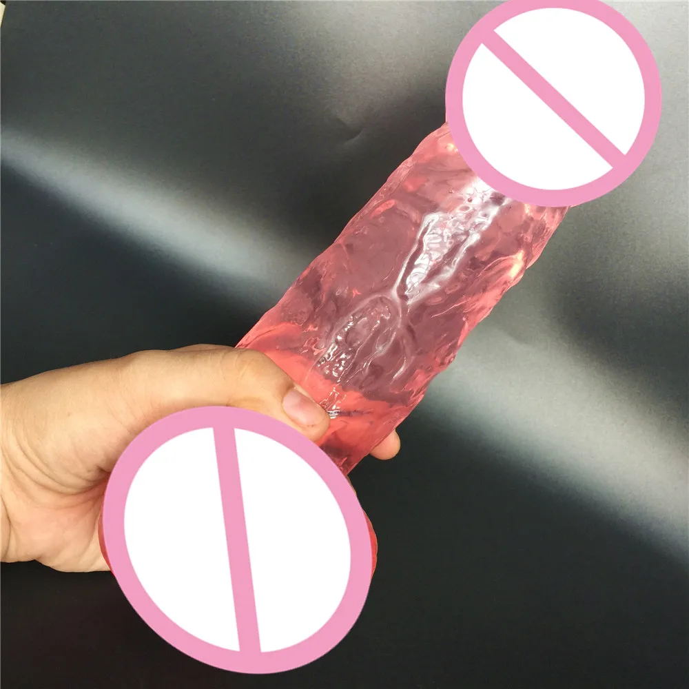 8 inch blue pink flesh brown black thick big dildo dong dick realistic woman sex toy sex products