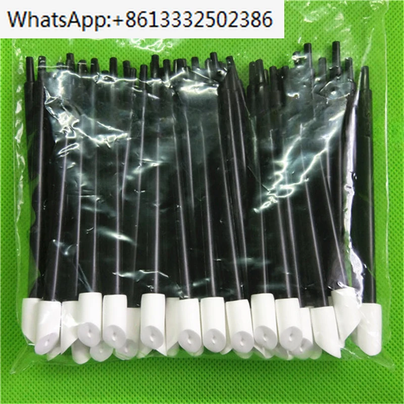 T-21 T21 Cleaning Swabs head  cotton head Solvent printer forprinter clean kit H-21 100X