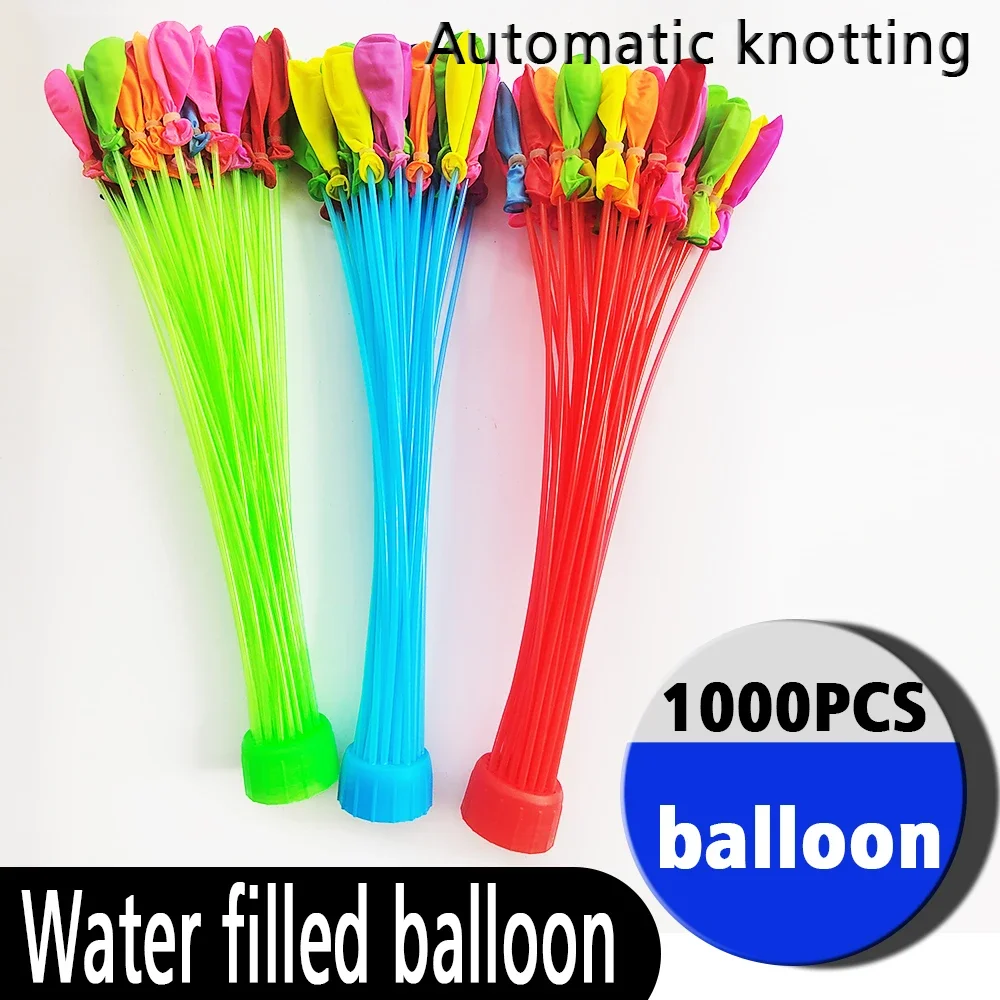 

Fast Fill Water Balloons 555/1111pcs Self Sealing Quick Fill Summer Beach Toys for Kids Outdoor Party Water Balloons Set
