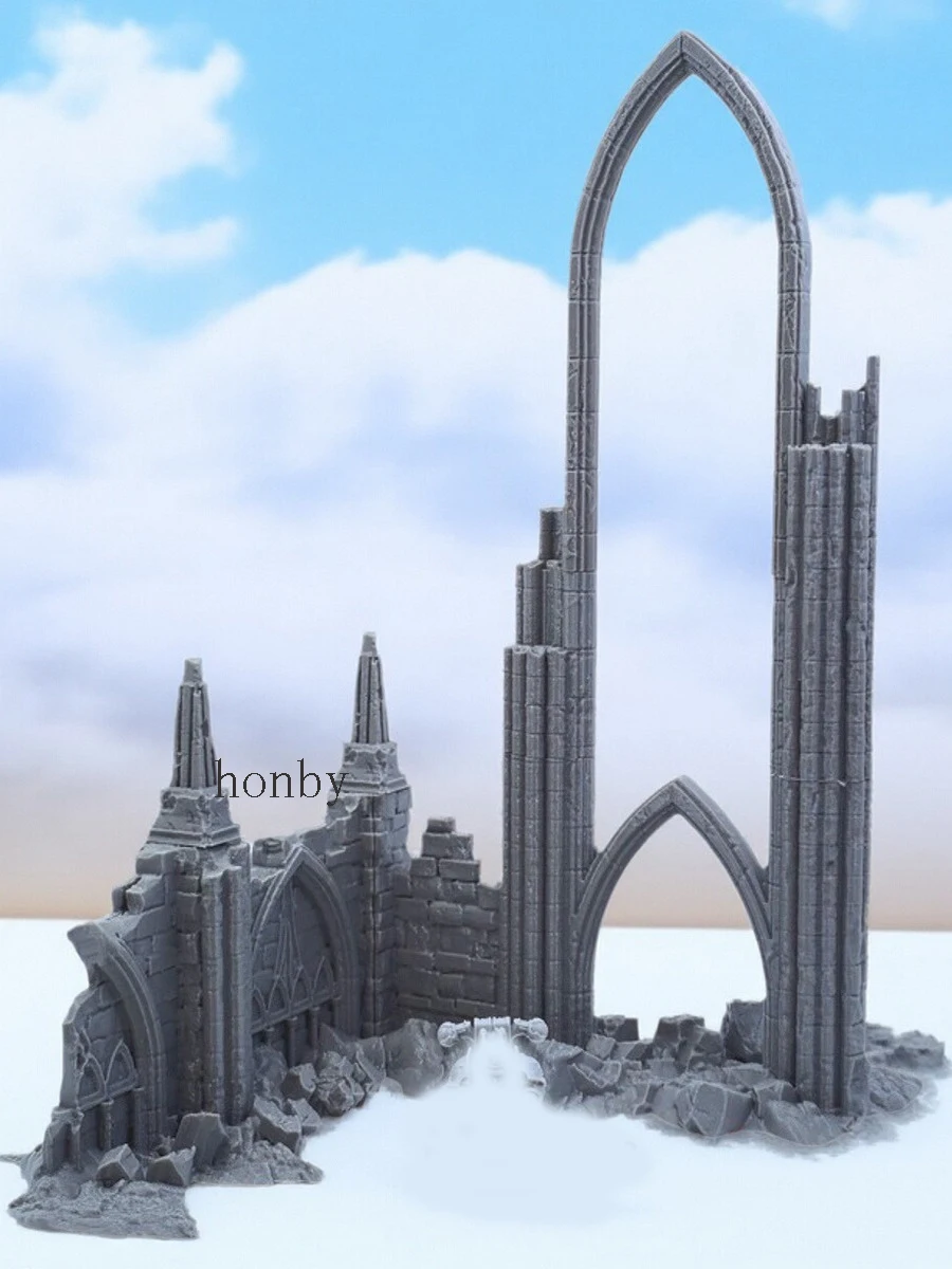3D Printing Sci-fi Ruins Architecture DIY Model Scene Production Hobby Making Accessories Tools Modeling