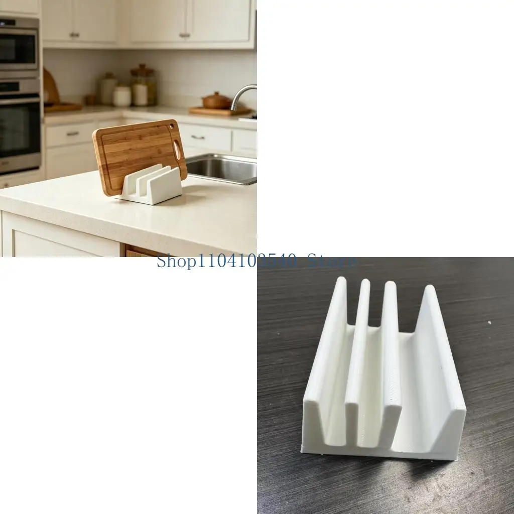02DC MultiFunctional 3D Printed Kitchen Organizers Stand Holder For Cutting Boards