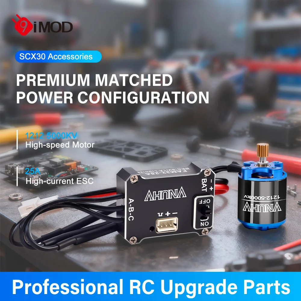 1:30 Axial SCX30 Scale Rock Crawler External Brushless Motor Set 25A 1212-5000KV