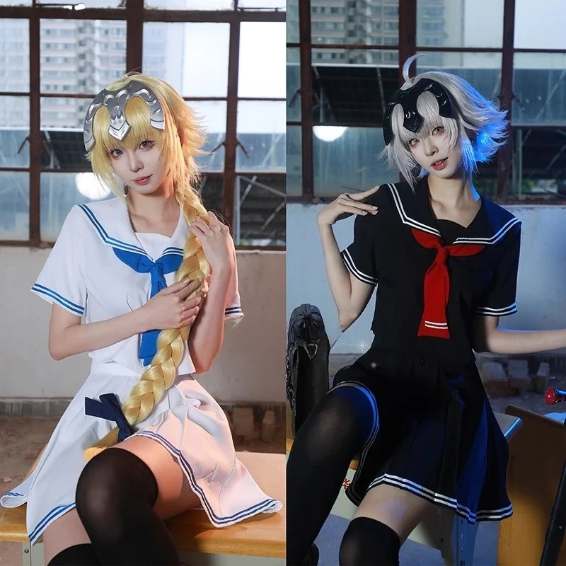 

New Anime Fate Grand Order Alter Cosplay Costume Girl Sailor Suit Top Skirt Suit JK School Uniform Halloween Carnival Outfits