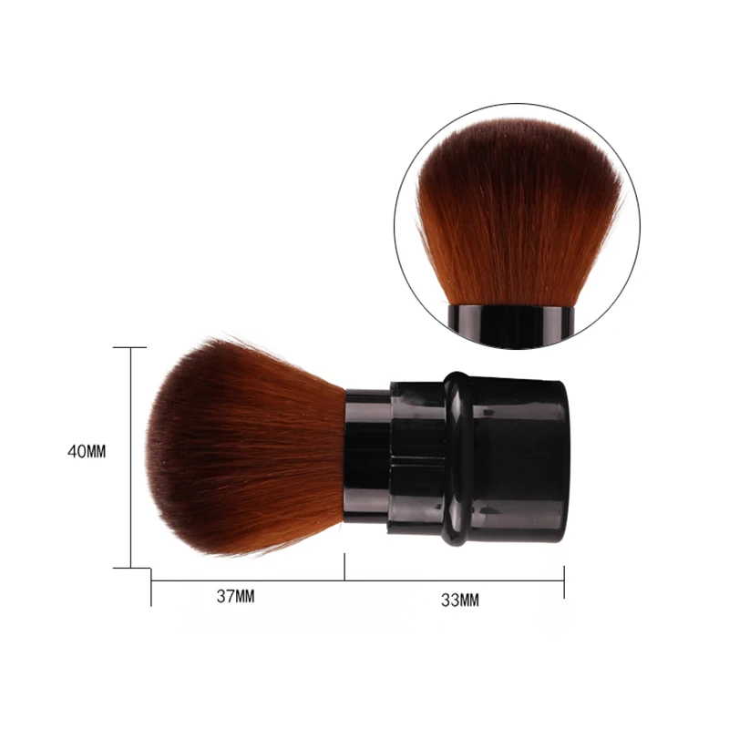 Mini Retractable Foundation Brush Makeup Powder Blush Beauty Brushes Travel Loose Powder Cosmetic Brush