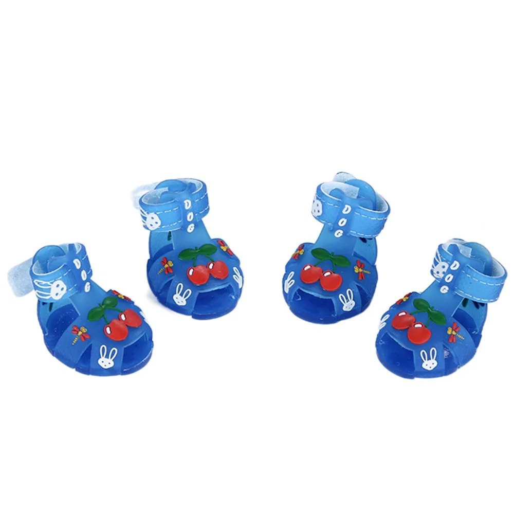 Новый стиль, силиконовые прозрачные туфли для домашних животных, крутая дышащая обувь для домашних животных, разноразмерная обувь для кошек и собак, домашних животных