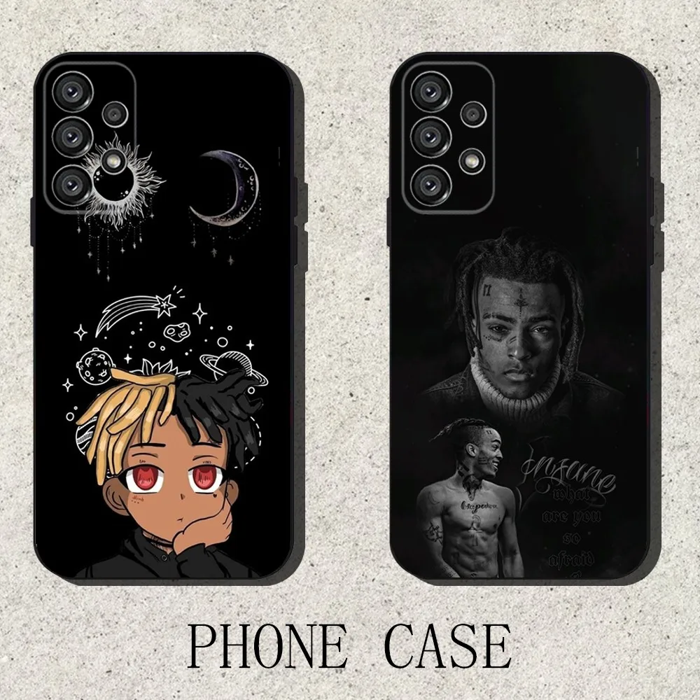 

Rapper X-XXXTentacionS Phone Case For Samsung S25,S24,S21,S22,S23,S30,Ultra,S20,Plus,Fe,Lite,Note,10,9,5G Black Cover