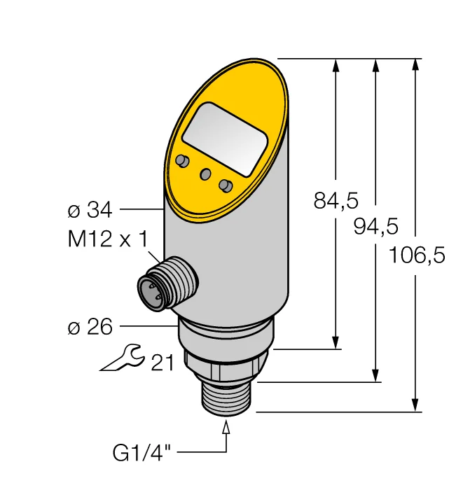 2026 Turck Pressure Sensor PS010V-304-LI2UPN8X-H1141 100% New Original in Stock 1 Year Warranty High Quality