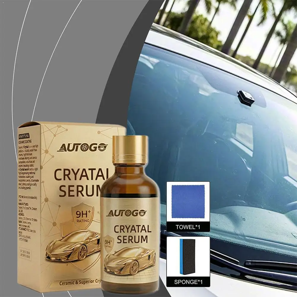 Car Ceramic Coating Kit HD Glass Coating Gloss Enhancer Long Lasting Paint Protection Anti Scratch Universal Auto Care Set
