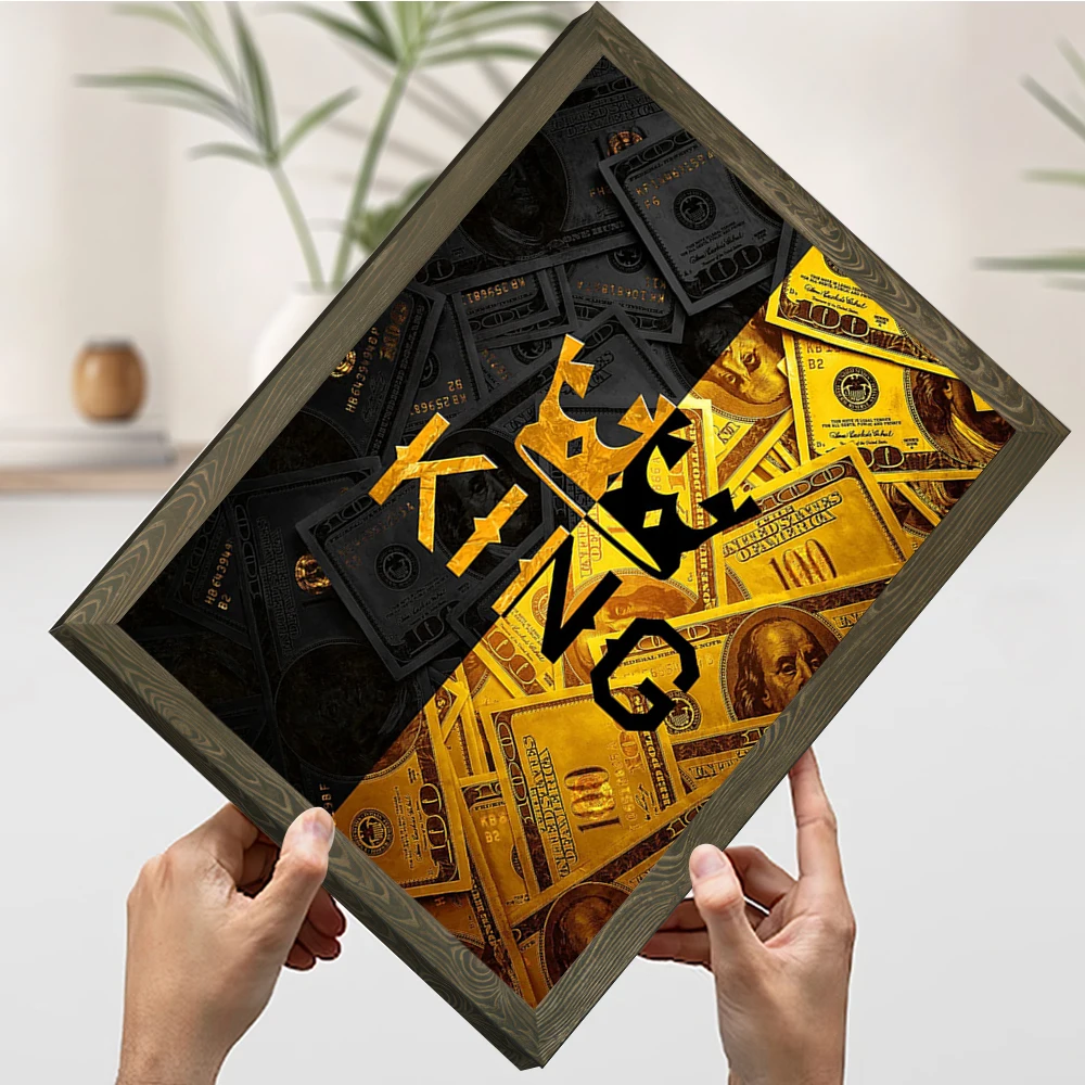 الملك المال المشارك تخصيص مطبوعة قماش اللوحة للصور جدار الفن غرفة المعيشة ديكورات الديكور الداخلي المنزل