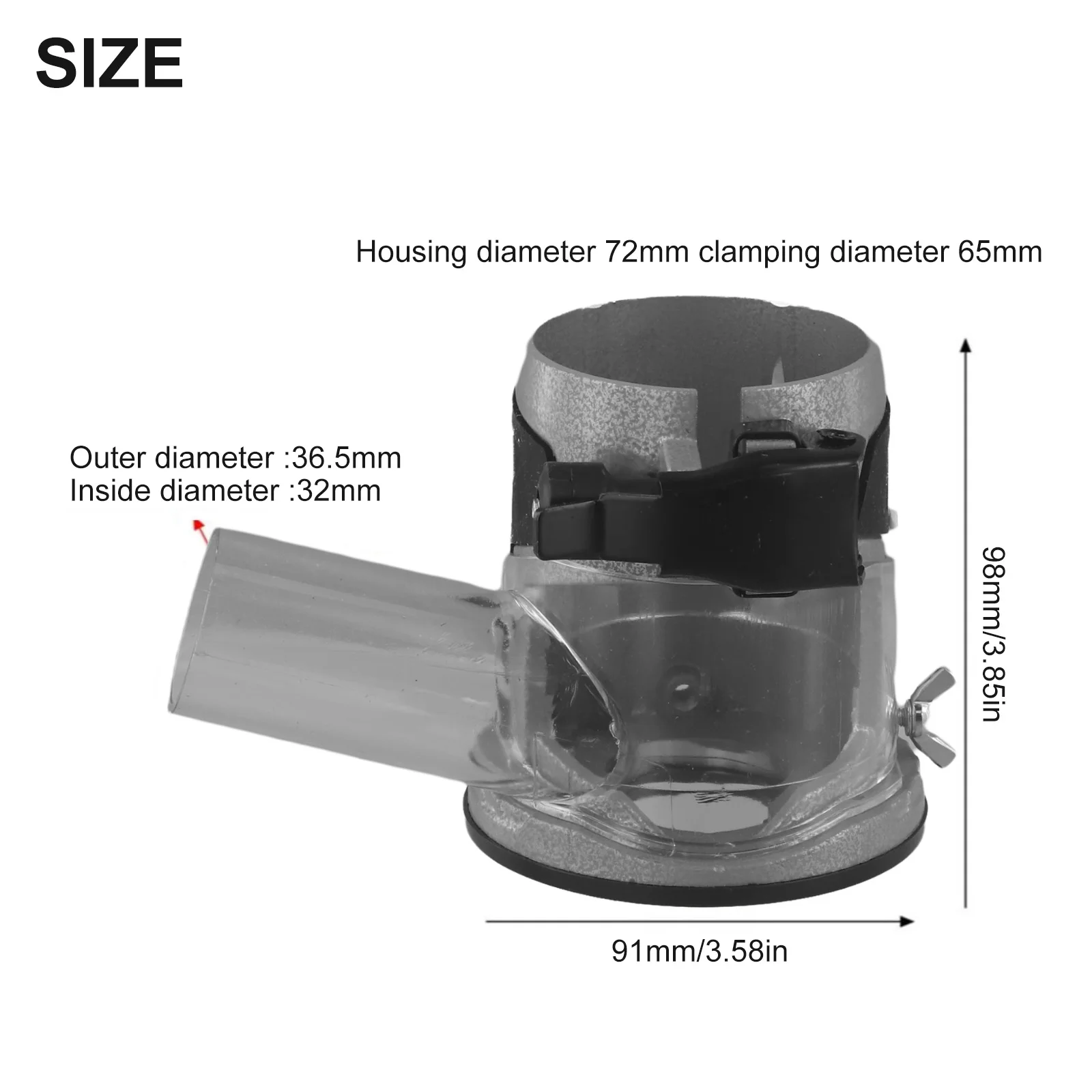 1Set Router Basis Stofkap Houtfrees Basis Trimmen Machine Freesstandaard Werkplaats Apparatuur Elektrische Gereedschappen Accessoires