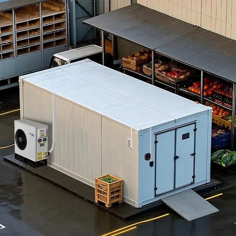 High Efficiency Cold Storage Food Grade Refrigeration Freezing Fast Cooling Stable Temp for Food Factory Kitchen Custom