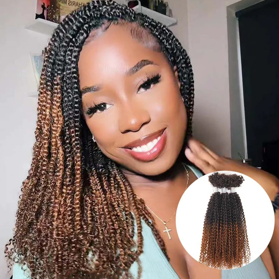 Malaysia Afro Kinky V Bulk natürliche 1 Stück/100g verworrene lockige Haare für Twist Häkeln Flechten Haar 100% remy menschliches Bulk Haar