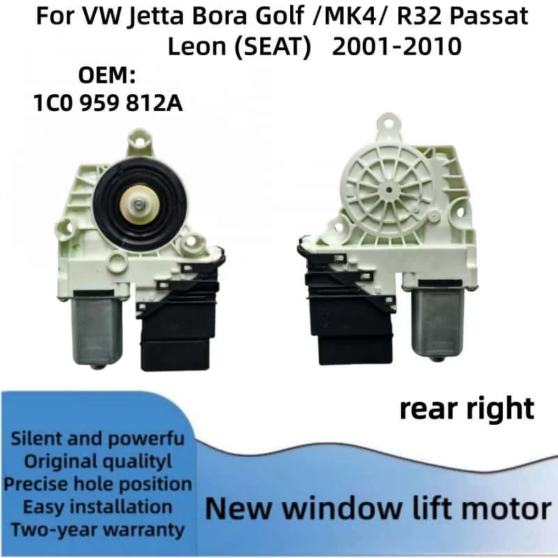 Nieuwe raamheffermotor voor VW Jetta Passat b5 Beetle Bora Golf 4 Seat Leon 1C1959801A 1C1959802A 1C0959811A 1C0959812A 1C0959802A