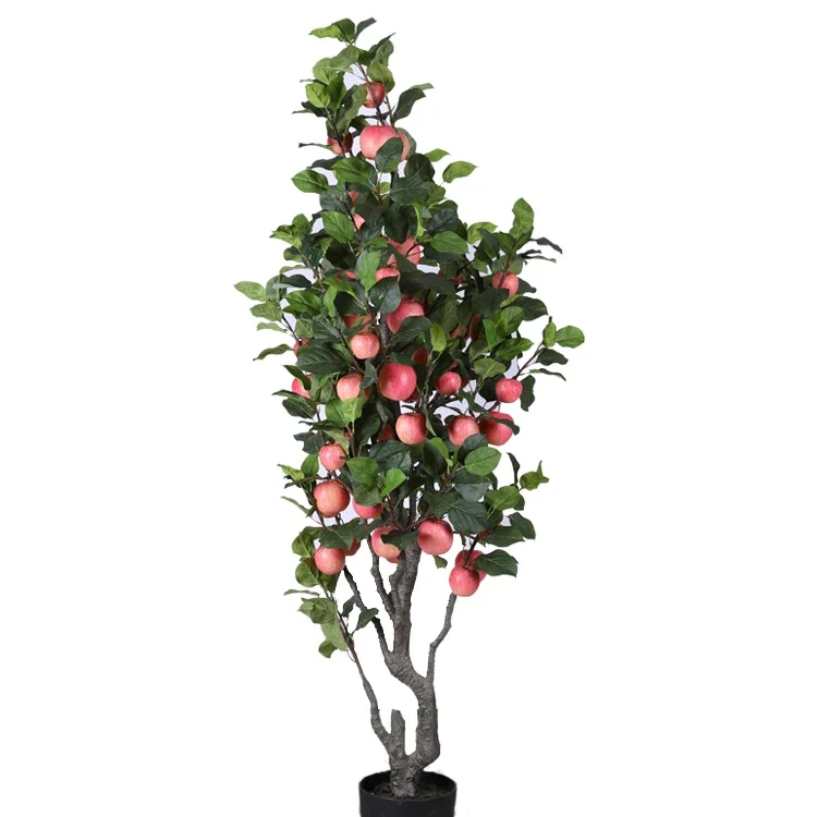 Multi-home decoration artificial long branch fruit artificial persimmon fruit tree