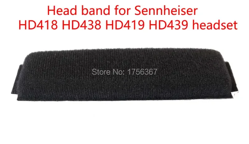 Diadema Original de franela para la cabeza (terciopelo), cojín para auriculares Sennheiser HD418 HD438 HD419 HD439 (cojín de banda para la cabeza)
