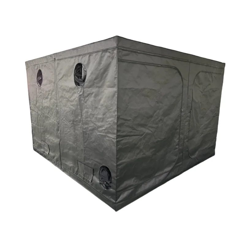 10X10ft Efficient Large Reusable Oyster Mushroom Growth Tent Mushroom Growth Box Kit with Mushroom Growth Tray Ventilated