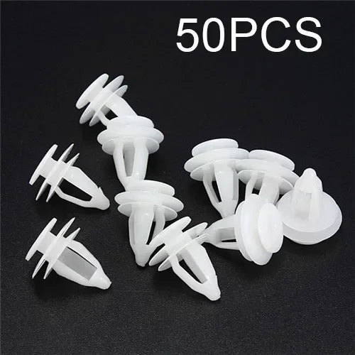 50pcs Exterior Side Moulding Clips Door Trim Clips For Citroen Saxo Xsara Berlingo Car Fastener Parts