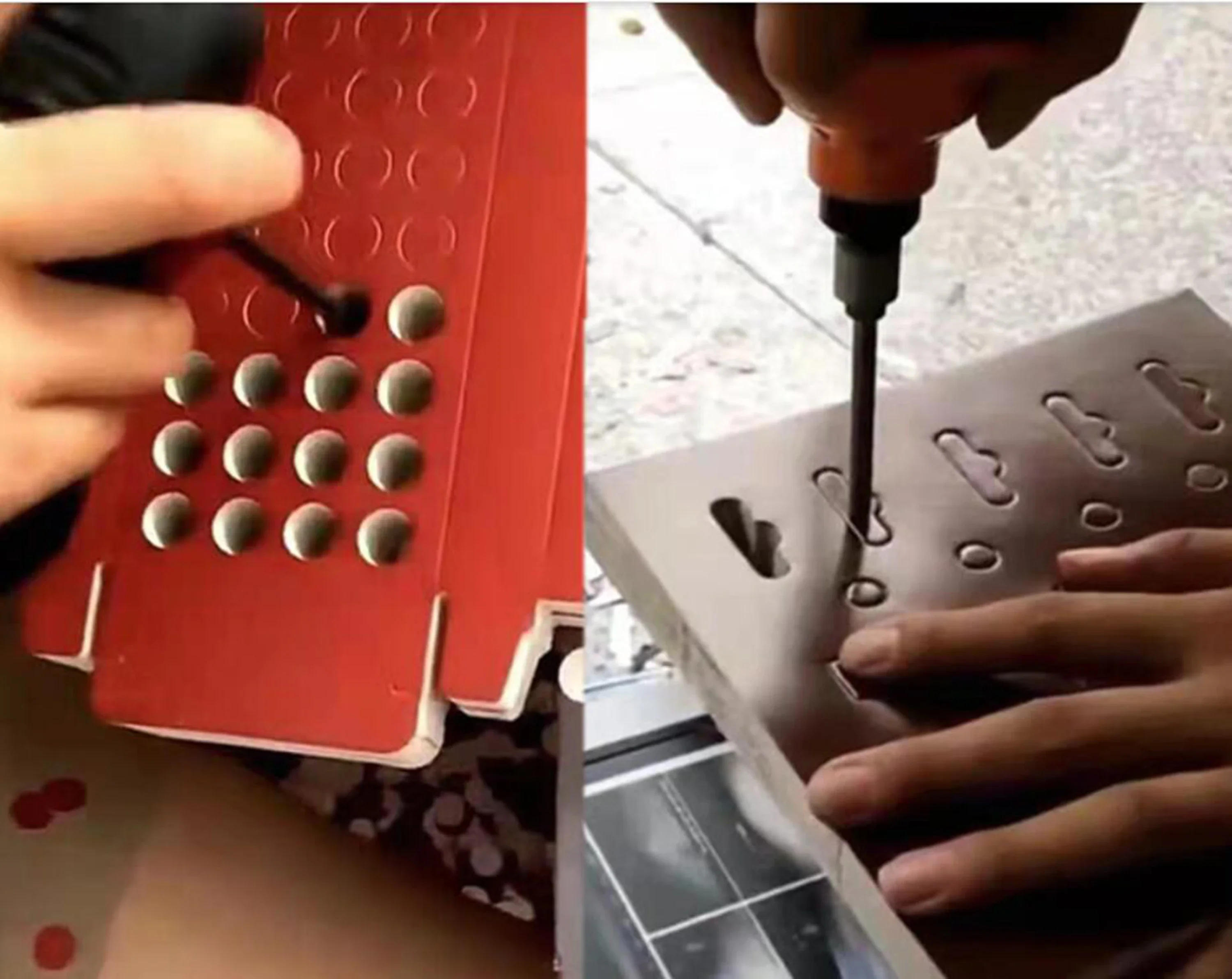 Spellafuga pneumatica portatile per fori interni, spellafuga per fori in cartone