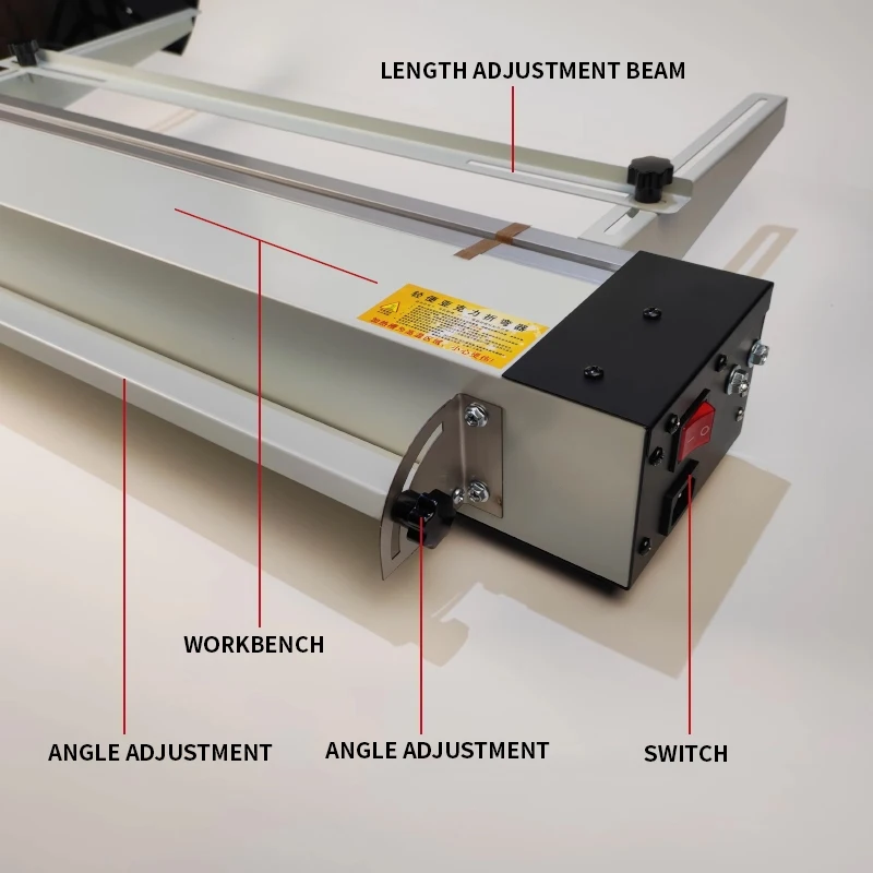 Acrylic Heat Bending Machine with Angle-Adjustable Integrated Bracket, Suitable for PVC Plastic Sign Production