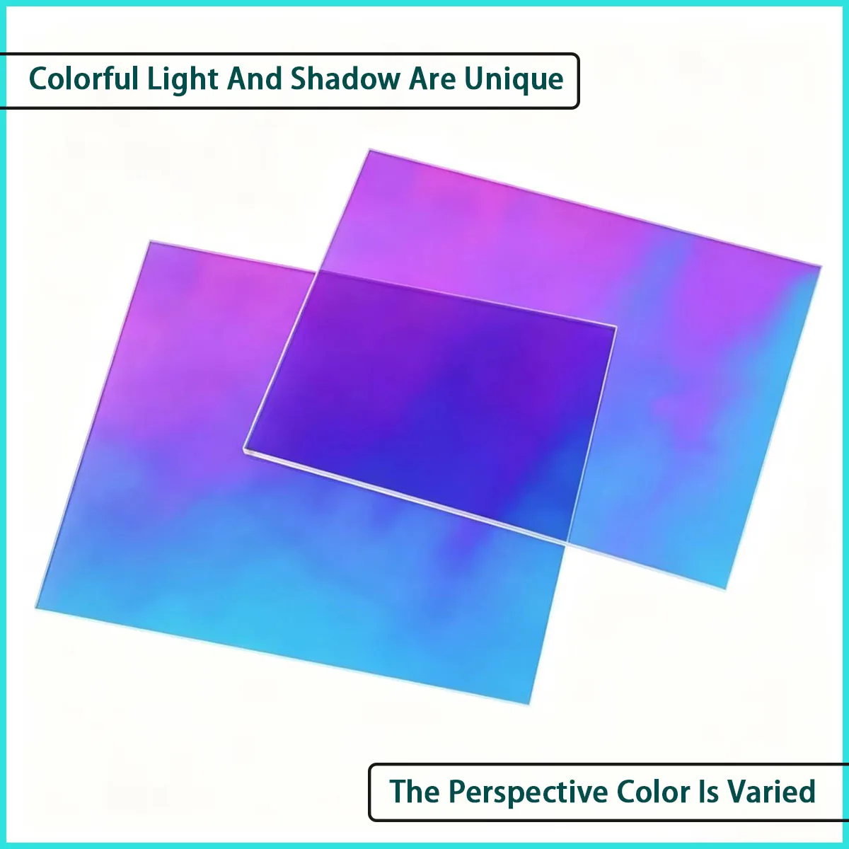 1-10mm thick laser colorful acrylic board used for internet celebrity decoration, lightboxes, display cabinets, etc