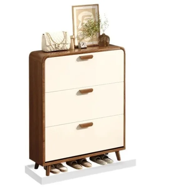 2025 Household Ultra-Thin Shoe Cabinet Narrow Corridor Shoe Rack Ultra-Thin Doorway Storage for Small Space New Explosion Door