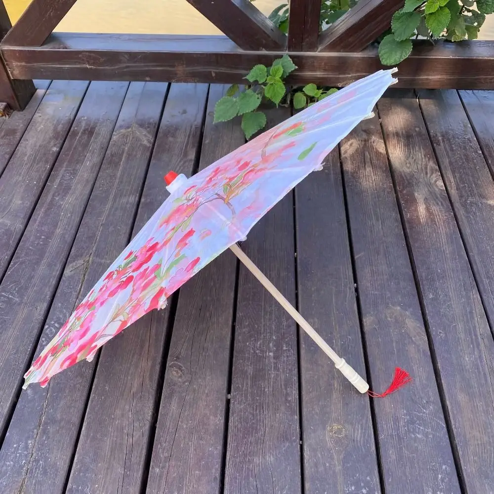 Parapluie en papier huilé de Style Antique chinois, 70cm, 10 couleurs, parapluie décoratif pour femmes, Costumes, parapluie de photographie