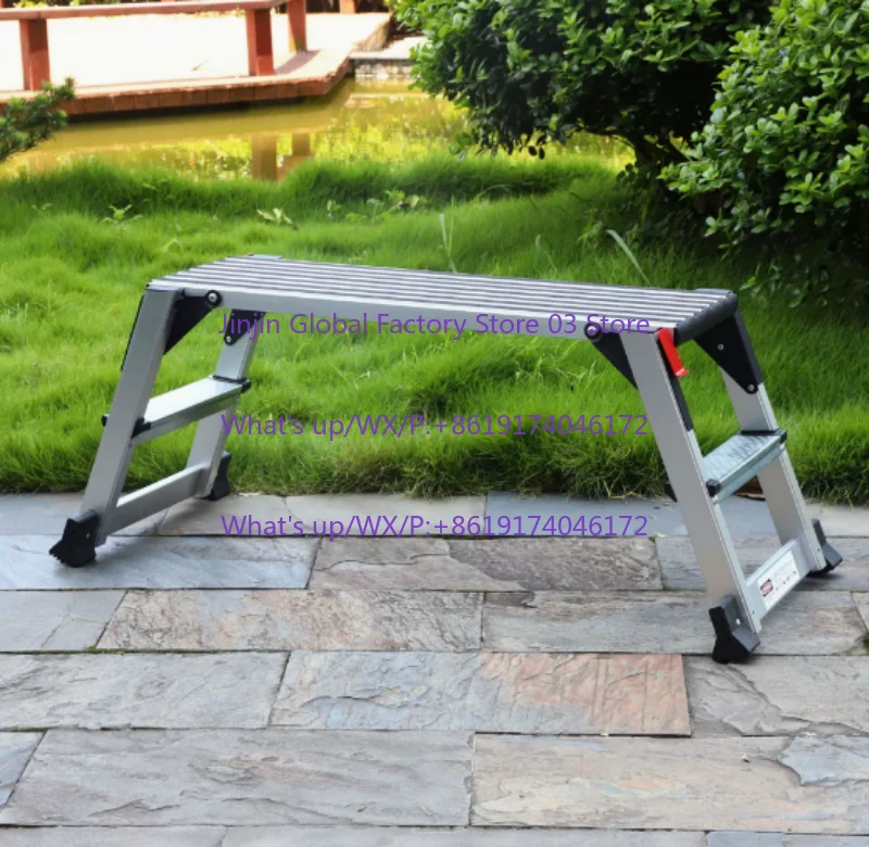 German standard multi-functional aluminum alloy folding car wash table workbench plus balance rod plus