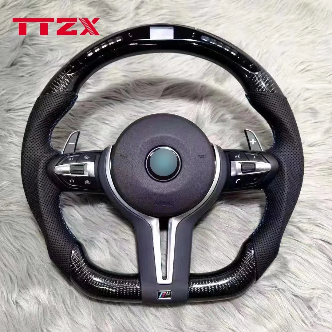 

Fit For BMW M2 M3 M4 F18 F10 F15 F16 F20 F22 F30 F32 F33 F40 F83 F90 M Performance Carbon Fiber Car Steering Wheel