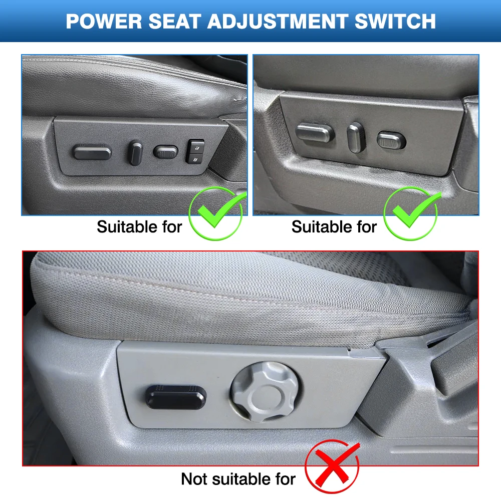 SW-7259 9L3Z14A701FB Front Left or Right Power Seat Control Switch for Ford Expedition 2007-2017