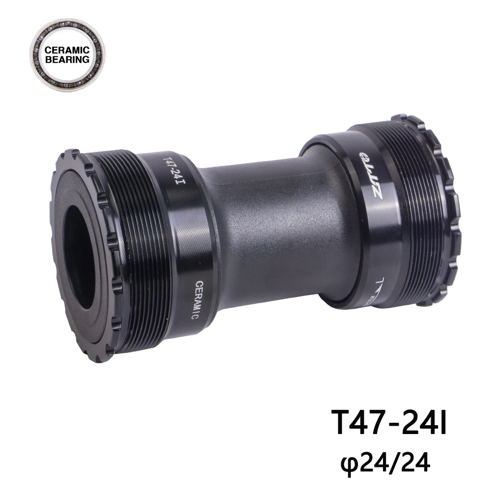 ZTTO T47 Fahrrad-Innenlager, 47 mm Breite, 68–86,5–92 mm, Rahmenschale, Keramiklager, BB für 24 28,99 mm 30 mm Kurbelgarnituren, Mittelachse