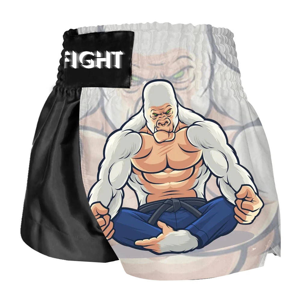 Muay Thai shorts Mma boxing clothing children's adult fitness gym sports training shorts fight club shorts