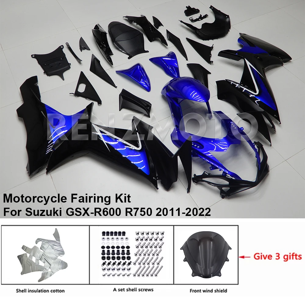 

Motorcycle Fairing Set Body Kit Plastic For Suzuki GSX-R600 R750 2011-2022 Accessories Injection Bodywork S0611-104a