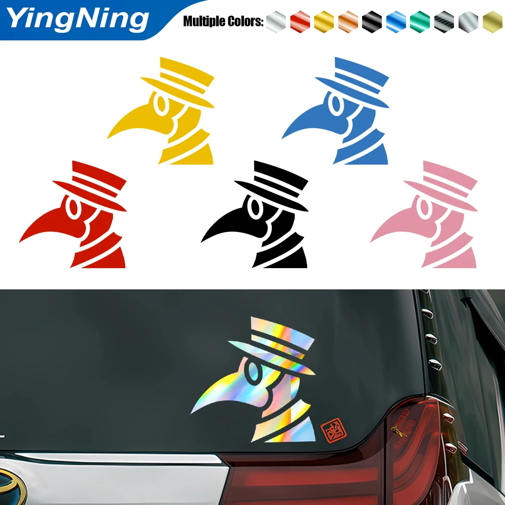 

Creative Plague Doctor Car Sticker Vinyl Decals for Car Truck SUV Window Bumper Motorbike Helmet Laptop Waterproof Decal